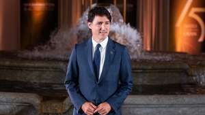 epa11469174 Prime Minister of Canada Justin Trudeau arrives for an event celebrating the 75th anniversary of the North Atlantic Treaty Organization (NATO) at the Andrew Mellon Auditorium in Washington, DC, USA, 09 July 2024. The 75th anniversary event kicked off NATOs three-day 2024 summit in downtown DC.  EPA/JIM LO SCALZO