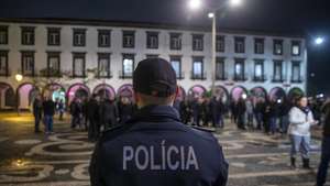 Elementos da PSP e da GNR manifestam-se em reivindicação pela reestruturação de suplementos remuneratórios, Ponta Delgada, Açores. 24 de janeiro de 2024. EDUARDO COSTA/LUSA