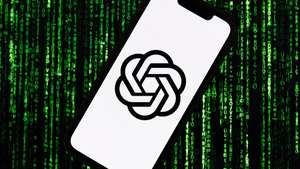 epa10855392 An illustration picture shows a mobile phone displaying the logo of Open AI and Microsoft Corporation's Chat GPT, in Los Angeles, USA, 11 September 2023. Recent reports point to the huge increase in water consumption and Microsoft in its latest environmental report state an increase of 34% between 2021 and 2022 (equivalent of more than 2,500 Olympic swimming pools) of it's water use. A researcher at the University of California, Riverside, who is trying to quantify the impact of AI technology, Shaolei Ren estimates that this increase is in a large part due to the development of AI. His team also estimates that Chat GPT uses an average of 500ml of water depending on the length of the prompt.  EPA/ETIENNE LAURENT
