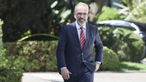 O ministro de Estado e dos Negócios Estrangeiros, Paulo Rangel, no Palácio de São Bento, em Lisboa, 22 de abril de 2026. ANTÓNIO COTRIM/LUSA