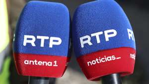 Novos microfones da RTP, em Lisboa, 8 de abril de 2026. ANTÓNIO COTRIM/LUSA