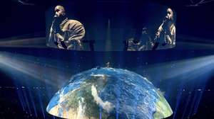 epa13021247 US rapper Ye performs during a concert at GelreDome in Arnhem, the Netherlands, 06 June 2026. Ye, also known as Kanye West, has faced cancellations and bans in several countries over past antisemitic and pro-Nazi statements.  EPA/RAMON VAN FLYMEN