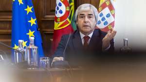 O ministro da Defesa Nacional, Nuno Melo, durante a sua audição na Comissão de Defesa Nacional, na Assembleia da República, em Lisboa, 01 de julho de 2026. JOSÉ SENA GOULÃO/LUSA