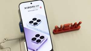 epa13001668 A view of the Xiaomi's new smart phone '17 T' during a launching event at the Xiaomi store in Seoul, South Korea, 29 May 2026.  EPA/JEON HEON-KYUN