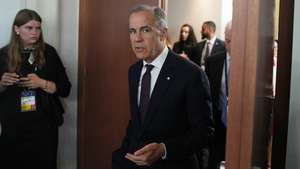 epa13040549 Canadian Prime Minister Mark Carney arrives for a working session at the G7 summit in Evian-les-Bains, France, 16 June 2026. The 52nd G7 Summit takes place in Evian-les-Bains from 15 to 17 June 2026.  EPA/THIBAULT CAMUS / POOL MAXPPP OUT