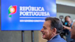 O primeiro-ministro, Luis Montenegro, durante a conferência de imprensa após a reunião do Conselho de Ministros na Guarda, 1 de outubro de 2026.  MIGUEL PEREIRA DA SILVA/LUSA
