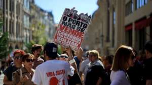 Manifestação “Pelo Porto – Todos ao Bolhão", para protestar e sensibilizar para a preservação da identidade portuense do mercado, Porto, 10 de outubro de 2026. ESTELA SILVA/LUSA