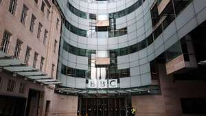 epa12529077 The BBC headquarters in London, Britain, 16 November 2025. US President Donald Trump has said that he still plans to sue the BBC despite an apology from the UK broadcaster. Trump wants to sue the BBC for over one billion USD over the editing of his speech on 06 January 2021 in a Panorama documentary.  EPA/ANDY RAIN