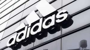 epa10265465 Signage on an Adidas store in New York, New York, USA, 25 October 2022. Adidas announced on 25 October that the company is ending it’s partnership with the musician Ye, formerly known as Kayne West, after he made a number of antisemitic statements earlier this month.  EPA/JUSTIN LANE
