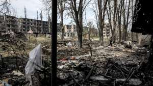 epa11581308 A handout picture made available by the press service of the 24th Mechanized Brigade of the Ukrainian Armed Forces on 03 September 2024 shows a general view of the destroyed city of Chasiv Yar in the Donetsk region, Ukraine, 02 September 2024. Andrii Polukhin, a spokesperson for the 24th Mechanized Brigade named after King Danylo, said on 29 August 2024 that the town had been destroyed in the fighting with Russian forces. About 12,000 people lived in Chasiv Yar before the full-scale invasion, but only about 700 people remained there by April 2024. The Governor of Donetsk Oblast, Vadym Filashkin, reiterated in his message that civilians should evacuate the town. Russian troops entered Ukrainian territory on 24 February 2022, starting a conflict that has provoked destruction and a humanitarian crisis.  EPA/PRESS SERVICE OF 24 MECHANIZED BRIGADE / HANDOUT  HANDOUT EDITORIAL USE ONLY/NO SALES