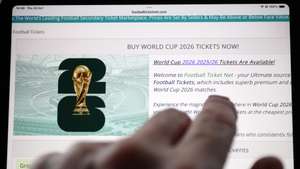 epa12493533 FIFA World Cup tickets on sale on a football ticketing website in London, Britain, 30 October 2025. The second phase of ticket sales for FIFA World Cup 26 is now open until 31 October.  FIFA has said that it expects to sell 1 million more tickets to the 2026 World Cup during the second phase of the ticketing process that started 27 October.  EPA/ANDY RAIN
