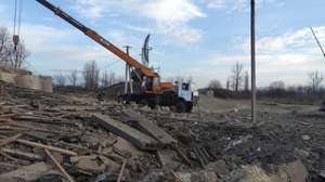 epa09780416 A handout photo made available by the Ukrainian Embassy in Italy shows the aftermath of an alleged Russian bombing on a Ukrainian military outpost at an undisclosed location in Ukraine, 24 February 2022. Russian troops entered Ukraine on 24 February.  EPA/Ukrainian Embassy HANDOUT BEST QUALITY AVAILABLE HANDOUT EDITORIAL USE ONLY/NO SALES