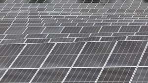 epa12193517 Solar panels are installed on the site of the Prealpes d'Azur Regional Natural Park, in Saint-Auban near Nice, southern France, 23 June 2025. The French National Assembly voted on 19 June for a temporary moratorium on new wind and solar energy projects pending an independent energy study. The Senate is expected to hold a final vote on 24 June.  EPA/SEBASTIEN NOGIER