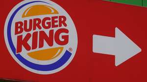 epa10897074 A view of a Burger King logo at a restaurant in Moscow, Russia, 03 October 2023. As the result of sanctions imposed by the West on Russia, a number of brands such as McDonald's, Ikea, Louis Vuitton, Chanel, Prada, Gucci, Dior, Apple, Master Card, Visa and others, have announced the suspension or limitation of their business in Russia. Burger King continues to operate in Russia.  EPA/MAXIM SHIPENKOV