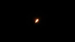 epa12804343 A projectile crosses the sky over the West Bank city of Jenin, 08 March 2026. The Israeli military reported that it detected missiles launched from Iran following earlier US and Israeli strikes.  EPA/ALAA BADARNEH