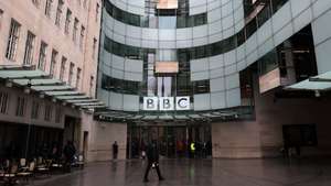 epa12515805 The BBC headquarters in London, Britain, 10 November 2025. BBC Director General Tim Davie and BBC Head of News Deborah Turness have resigned from their respective positions following accusations of 'serious and systemic' bias in the network’s coverage of Donald Trump and Gaza.  EPA/ANDY RAIN