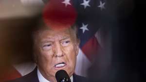 epa11590091 Former US president Donald J. Trump speaks during a press conference in the lobby of Trump Tower in New York, New York, USA, 06 September 2024. Trump discussed a hearing he attended earlier in the morning to appeal the recent 5 million USD jury verdict against Trump that found him liable of sexually abusing writer E. Jean Carroll.  EPA/JUSTIN LANE