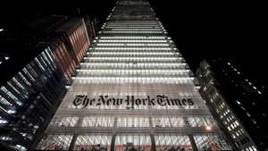 epa07001301 (FILE) A file photo showing a night view of the New York Times building in New York, New York, USA, 08 December 2008 (reissued 06 September 2018). The New York Times published on 05 September 2018 an anonymous op-ed titled 'I Am Part of the Resistance Inside the Trump Administration' which they claim was written by a senior official from US President Trump's administration.  EPA/JUSTIN LANE
