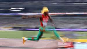 epa12384456 Pedro Pichardo of Portugal competes in the Men's Triple Jump qualification at the World Athletics Championships 2025 in Tokyo, Japan, 17 September 2025.  EPA/KIYOSHI OTA