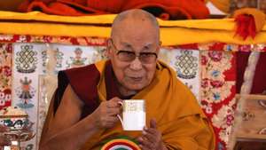 epaselect epa12250830 The 14th Dalai Lama, Tenzin Gyatso, sits at a monastery in Zanskar in the Kargil district of Ladakh Union Territory, India, 21 July 2025. The Dalai Lama reached the monastery in Zanskar after his visit was twice postponed due to bad weather. He is on a month-long visit to the Ladakh region in the Himalayas. The Tibetan spiritual leader last visited Ladakh in 2023. His planned visit to the region in July 2024 was cancelled due to knee surgery in the United States.  EPA/FAROOQ KHAN
