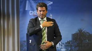 O presidente do CHEGA, André Ventura, na sessão de encerramento das jornadas parlamentares do partido. Setúbal, 12 de Setembro de 2022. RUI MINDERICO/LUSA