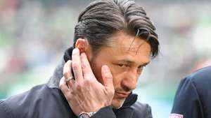 epa06640352 Frankfurt's coach Nico Kovac before the German Bundesliga soccer match between SV Werder Bremen and Eintracht Frankfurt in Bremen, Germany, 01 April 2018.  EPA/DAVID HECKER (EMBARGO CONDITIONS - ATTENTION: Due to the accreditation guidlines, the DFL only permits the publication and utilisation of up to 15 pictures per match on the internet and in online media during the match.)