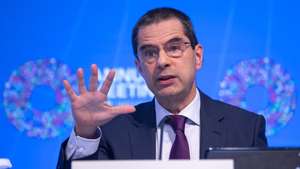 epa07925580 Vitor Gaspar, director of the Fiscal Affair Department at the International Monetary Fund participates in the Fiscal Monitor press briefing at the IMF Headquarters in Washington, DC, USA, 16 October 2019.  EPA/ERIK S. LESSER