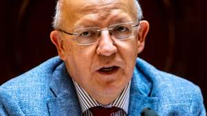 O ministro dos Negócios Estrangeiros, Augusto Santos Silva, usa da palavra durante a sua audição na Comissão de Negócios Estrangeiros e Comunidades Portuguesas, para apreciação da política geral do Ministério, na Assembleia da República, em Lisboa, 23 de julho de 2021. JOSÉ SENA GOULÃO/LUSA