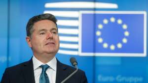 O presidente do Eurogrupo, Paschal Donohoe