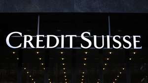 epa10524709 The logo at a building of the Credit Suisse bank in Zurich-Oerlikon, Switzerland, 23 November 2022 (issued 15 March 2023). Battered shares of Credit Suisse lost more than one-quarter of their value on 15 March 2023, hitting a record low after its biggest shareholder, the Saudi National Bank, told outlets that it would not inject more money into the ailing Swiss bank.  EPA/MICHAEL BUHOLZER   NO SALES/NO ARCHIVES