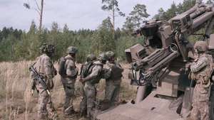 epa13243793 French servicemen participate in a live-fire exercise with Caesar Mk-I self-propelled howitzers at the General Silvestras Zukauskas Training Area in Pabrade, Lithuania, 16 September 2026. The live-fire maneuvers are part of the international exercise 'Strong Griffin 2026.' The field tactical exercise, held from September 02 to 20, involves approximately 2,500 troops from Lithuania and NATO allies such as the USA, Poland, The Netherlands, France, Ukraine, Moldova, and Portugal.  EPA/VALDA KALNINA