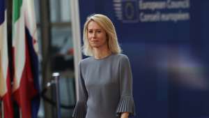 epa12832126 European Union (EU) High Representative for Foreign Affairs and Security Policy Kaja Kallas arrives for a formal meeting of the members of the European Council in Brussels, Belgium, 19 March 2026. Leaders are expected to discuss the situation in the Middle East and Iran, continued support for Ukraine, European competitiveness, defence readiness and migration amid rising geopolitical and economic tensions.  EPA/OLIVIER MATTHYS