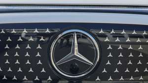 epa12205936 A front view of a CLA Mercedes electric car at a factory in Untertuerkheim, Stuttgart, Germany, 30 June 2025.  EPA/RONALD WITTEK