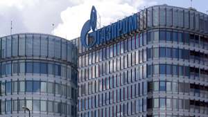 epa09916747 Exterior view of the Gazprom building in St. Petersburg, Russia, 29 April 2022. Gazprom has completely suspended gas supplies to the Bulgarian company Bulgargaz and the Polish PGNiG. The reason is due to their failure to pay in rubles in due time, it is said in a statement of the Russian holding. On 23 March, Russian President Putin ordered that so-called "unfriendly" states had to pay in rubles for Russian gas, saying that Moscow would refuse to accept payments under gas contracts with those states in 'compromised' currencies, particularly meaning dollars and euros.  EPA/ANATOLY MALTSEV