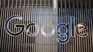 epa09952087 Google logo in the lobby of BV200, Google's new Bay View campus building during a media tour in Mountain View, California, USA, 16 May 2022. Google announced on 16 May the opening of its new Bay View campus in Silicon Valley, representing the company's first time developing its own major campus and the largest to pursue multiple green building certifications. The Bay View campus was designed by architects Bjarke Ingels Group (BIG) and Heatherwick Studio, as well as Google's design and engineering teams and spans 42 acres adjacent to the open space, two office buildings, and 1,00-person event center, and 240 short-term employee accommodations units. The campus incorporates biophilic design principles, including greenery, natural daylight and views outside from every desk to improve the health and wellbeing of those inside the building. The new building is to operate every hour of every day on carbon-free energy by 2030, the first-of-its-kind dragonscale solar skin, as well as nerby wind farms, will power Bay View on carbon-free energy 90 percent of the time. Bay View is 100 percent electric where even the kitchens are electric to decrease carbon emissions. To help deliver on its commitment to replenish 120 percent of the water it comsumes by 2023, the site is net water-positive with all non-potable water demands being met using the recycled water it generates on site. A series of above-ground ponds gather rainwater, combine with building wastewater treatment systems, together serve as a water source for cooling towers, flushing toilets, and landscape irrigation.  EPA/JOHN G. MABANGLO
