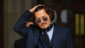 epa08792649 (FILE) - US actor Johnny Depp arrives at the Royal Courts of Justice in London, Britain, 14 July 2020 (reissued 02 November 2020). The UK High Court ruled against Depp in his libel trial against The Sun's newspaper publisher News Group Newspapers (NGN) over claims he abused his ex-wife, US actress Amber Heard, media reports state on 02 November 2020.  EPA/NEIL HALL *** Local Caption *** 56213511