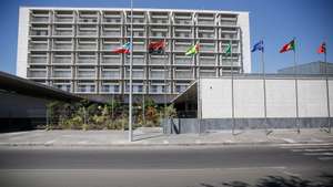 Sede do Banco de Cabo Verde (BCV) desenhada pelo arquiteto Siza Vieira e considerado o mais moderno edifício do país, Cidade da Praia, Cabo Verde, 11 de fevereiro de 2021.  FERNANDO DE PINA/LUSA