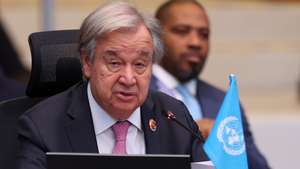 epa12485580 U.N. Secretary-General Antonio Guterres attends the 15th ASEAN-United Nations (UN) Summit as part of the Association of Southeast Asian Nations (ASEAN) Summit at the Kuala Lumpur Convention Centre (KLCC) in Kuala Lumpur, Malaysia, 27 October 2025. The 47th ASEAN Summit and Related Summits are being held in the Malaysian capital from 26 to 28 October 2025.  EPA/Chalinee Thirasupa / POOL
