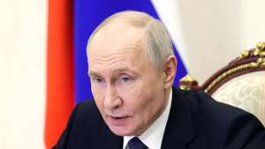 epa12971422 Russian President Vladimir Putin chairs a meeting with members of the Security Council, via videoconference in Moscow, Russia, 18 May 2026.  EPA/MIKHAIL METZEL/SPUTNIK/KREMLIN POOL MANDATORY CREDIT