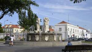 Fonte na avenida Luísa Todi, Setúbal, 24 de agosto de 2017. RUI MINDERICO/LUSA