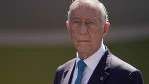 O Presidente da República Marcelo Rebelo de Sousa à chegada para participar nas  comemorações oficiais do Dia de Portugal, de Camões e das Comunidades Portuguesas, em Braga, 10 Junho 2022. HUGO DELGADO/LUSA