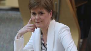 epa08494300 Nicola Sturgeon MSP First Minister of Scotland during a special coronavirus Covid-19 social distancing press conference at the Scottish Parliament Holyrood Edinburgh, in Edinburgh, Scotland, Britain, 18 June 2020. Reports on 18 June 2020 state in a bid to aid the UK economy after the coronavirus crisis, the Bank of England has decided to leave the interest rates unchanged and to expand its bond-buying programme by adding another 100 billion pounds.  EPA/FRASER BREMNER / SCOTTISH DAILY MAIL / POOL / POOL