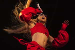 Brazilian drag queen singer Pabllo Vittar performs during the Primavera Sound music Festival in Porto, Portugal, 11 June 2022. The festival runs until 11 June. JOSE COELHO/LUSA