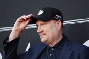 epa09843471 President of Marvel Studios Kevin Feige attends the premiere of Disney’s 'Moon Knight' at the El Capitan Theatre in Los Angeles, California, USA, 22 March 2022. 'Moon Knight' will be available for streaming on Disney Plus on 30 March 2022.  EPA/CAROLINE BREHMAN