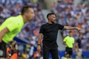 FC Porto's head coach Francesco Farioli during the Portuguese First League soccer match against Alverca held at Dragao stadium, in Porto, Portugal, 09 August 2026. ESTELA SILVA/LUSA