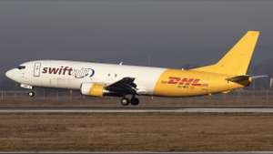 Avião da swiftair, operado pela DHL, que se despenhou perto do aeroporto de Vilnius na Lituânia 25/12/2024