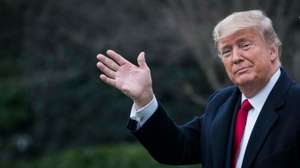 President Trump And First Lady Melania Depart White House For Florida