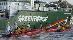 New Rainbow Warrior III Arrives At Hamburg Port