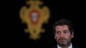 André Ventura, líder do Chega, recebido pelo Presidente da República, Marcelo Rebelo de Sousa, no Palácio de São Bento, em audiência aos Partidos Políticos representados na Assembleia da República. 30 de Outubro de 2021 FILIPE AMORIM/OBSERVADOR
