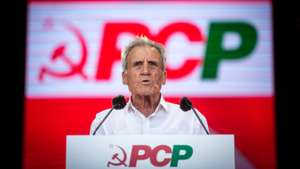 FESTIVAL DO AVANTE 2022: Terceiro e último dia do festival do Avante. Discurso final de Jerónimo de Sousa, líder do PCP - Partido Comunista Português. 4 de Setembro de 2022 Quinta da Atalaia, Seixal TOMÁS SILVA/OBSERVADOR